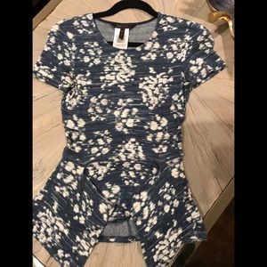 BCBGMaxAzria Kelsie peplum top